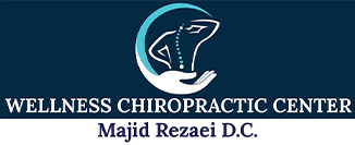 A teal and white logo featuring a simplified outline of a person’s back with a vertical dotted spine